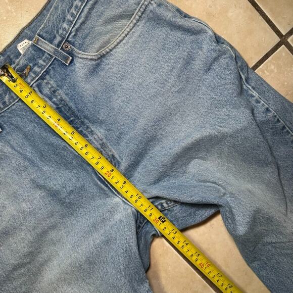 Vintage 2000's Levi's 468 Jeans Relaxed Straight Leg Blue Jeans Mens Size 34x30 - Picture 6 of 13